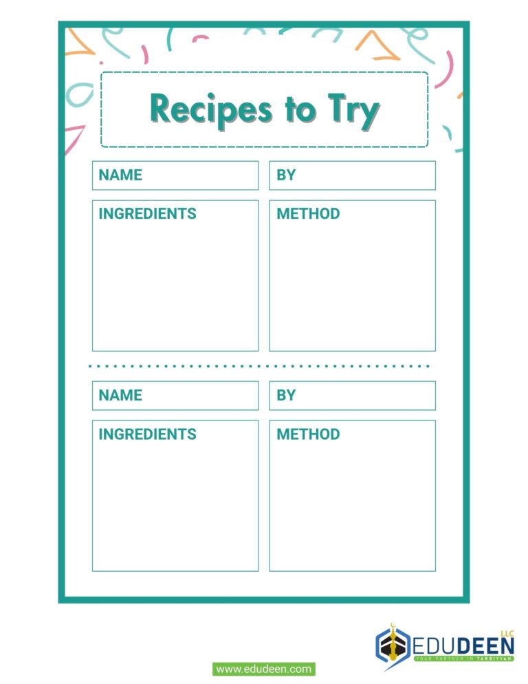 Recipes to Try